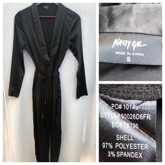 Nasty Gal Jumpsuit Black - Picture 3 of 8